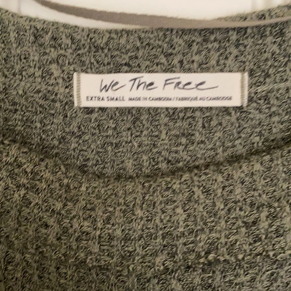 Free People North Shore Thermal Tunic Top - Red and green ,Xs - Picture 9 of 10